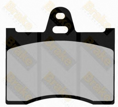 BRAKE ENGINEERING pa720 -  Комплект тормозных колодок, дисковый тормоз